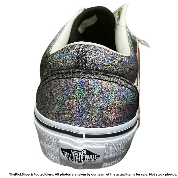 VANS OLD SKOOL PRISM SUEDE HOLOGRAPHIC WOMEN SNEAKERS - Picture 4 of 5